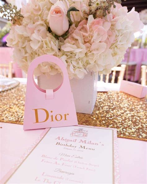 Dior Themed Birthday Cards 